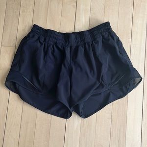 Lululemon women’s shorts, black. Size 8. Cut tag out